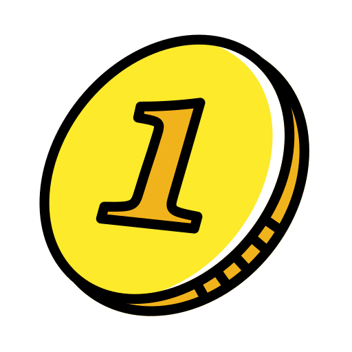 Coin on OpenMoji