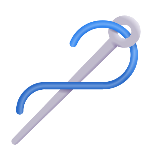 Sewing Needle on Microsoft 3D