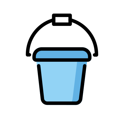 Bucket on OpenMoji