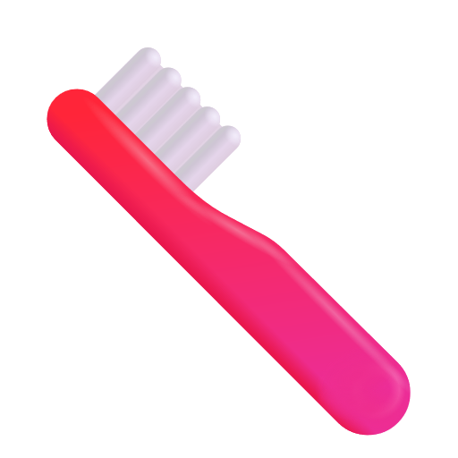 Toothbrush on Microsoft 3D