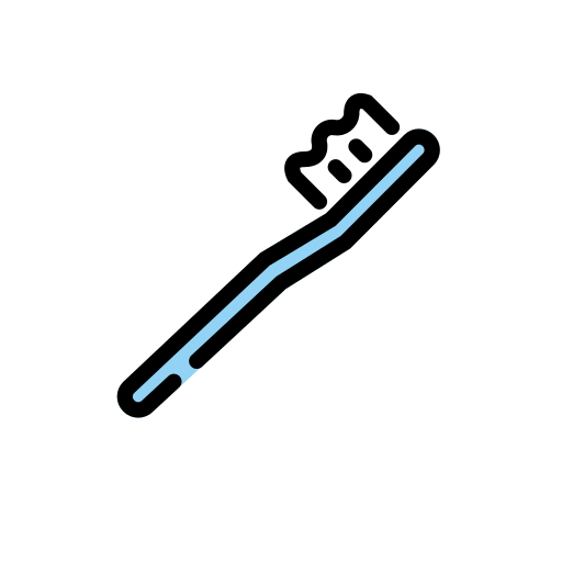 Toothbrush on OpenMoji