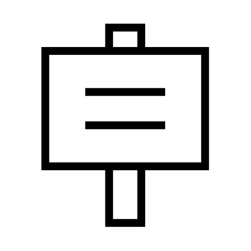 Placard on Noto Emoji