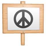 Placard on WhatsApp