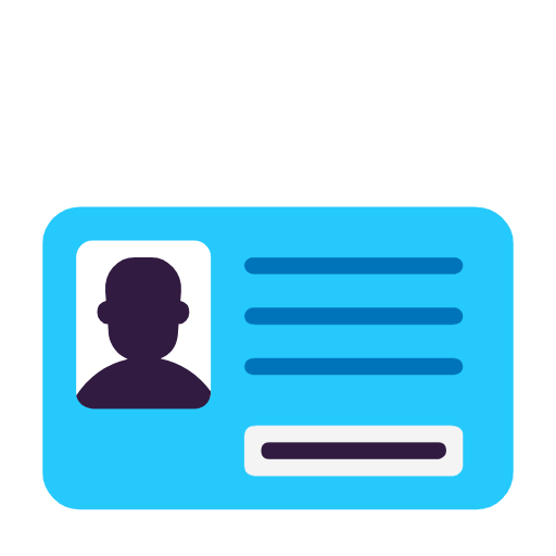 Identification Card on Microsoft Fluent
