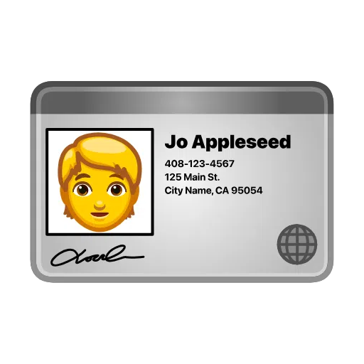 Identification Card on Telegram