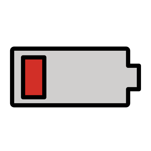 Low Battery on OpenMoji