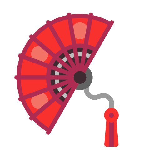 Folding Hand Fan on Microsoft Fluent