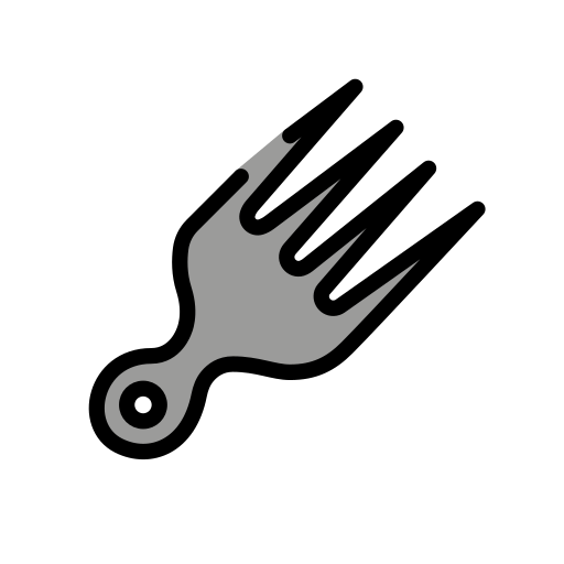 Hair Pick on OpenMoji