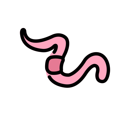 Worm on OpenMoji