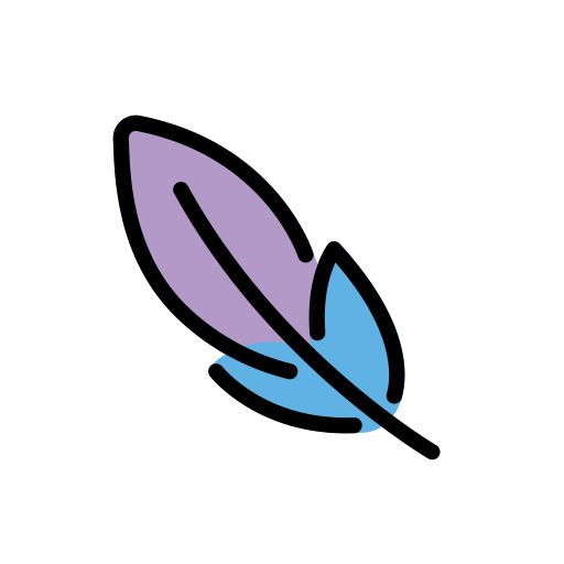 Feather on OpenMoji