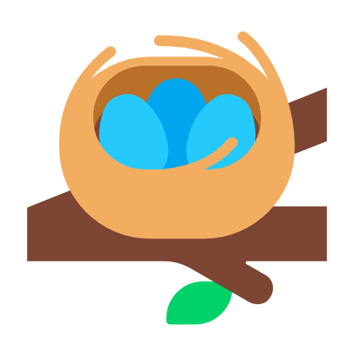 Nest With Eggs on Microsoft Fluent