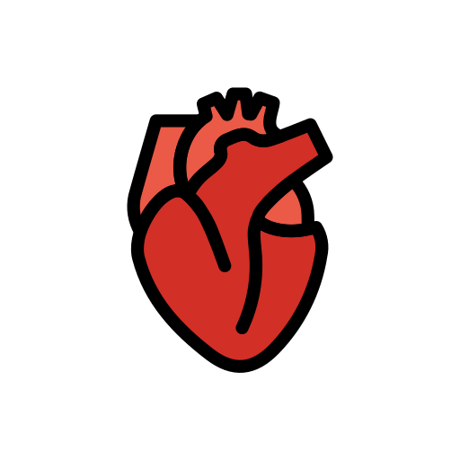 Anatomical Heart on OpenMoji