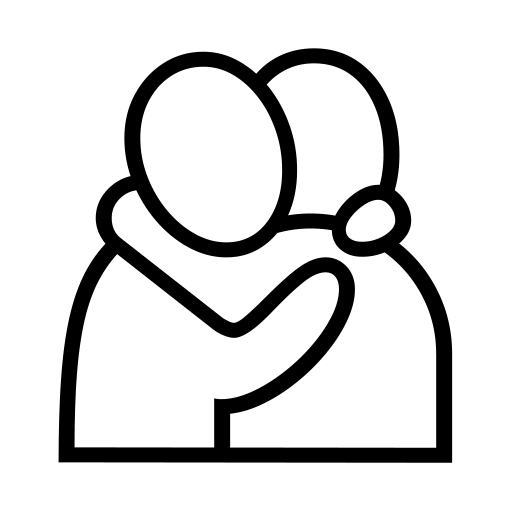 People Hugging on Noto Emoji