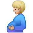 Pregnant Man: Medium-Light Skin Tone on Samsung
