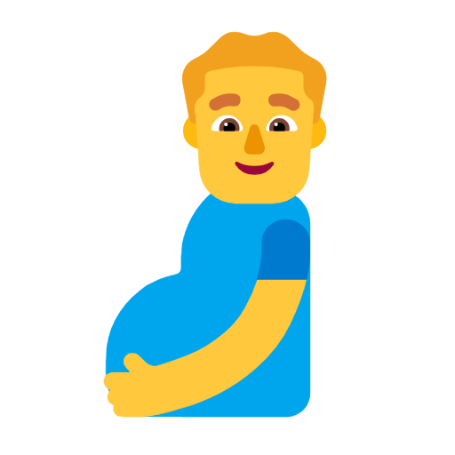 Pregnant Man on Microsoft Fluent