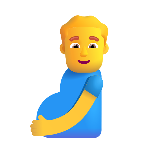 Pregnant Man on Microsoft 3D