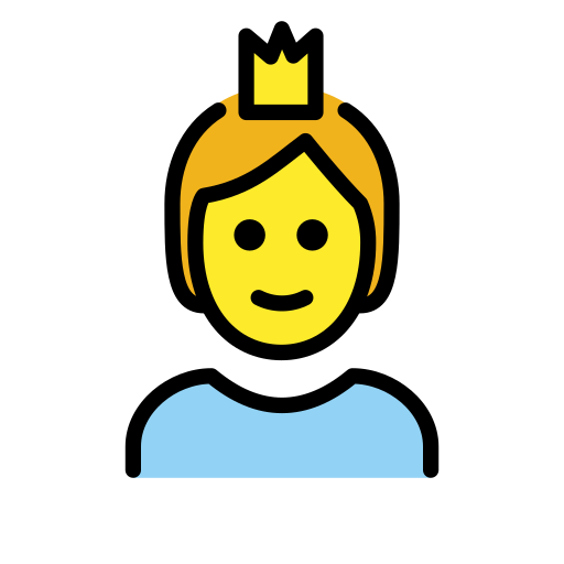 Person With Crown on OpenMoji