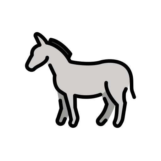 Donkey on OpenMoji