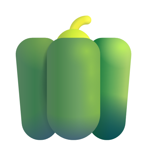 Bell Pepper on Microsoft 3D