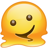 Melting Face on WhatsApp