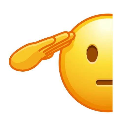Saluting Face on Telegram