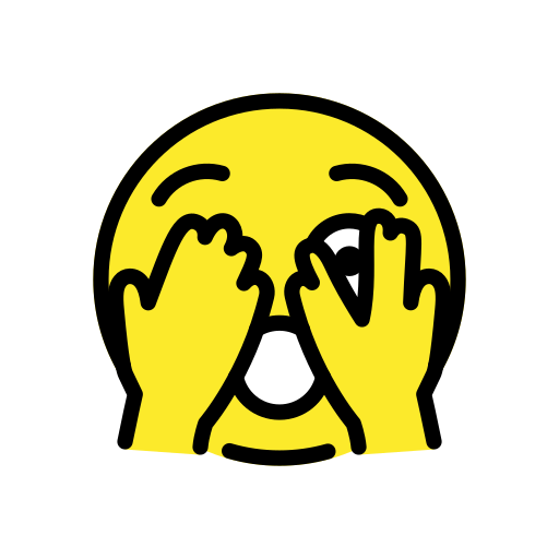 Face With Peeking Eye on OpenMoji