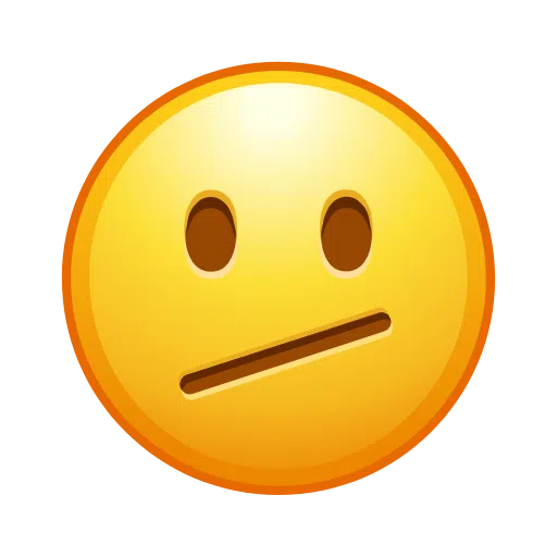 Face With Diagonal Mouth on Telegram