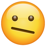 Face With Diagonal Mouth on WhatsApp