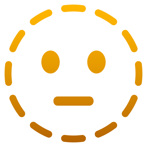 Dotted Line Face on JoyPixels