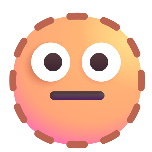 Dotted Line Face on Microsoft 3D