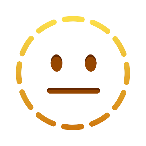 Dotted Line Face on Telegram