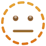 Dotted Line Face on WhatsApp