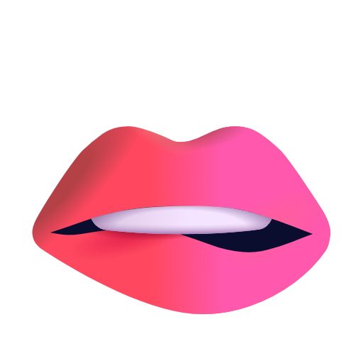Biting Lip on Microsoft 3D