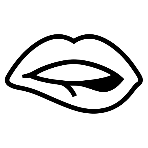 Biting Lip on Noto Emoji