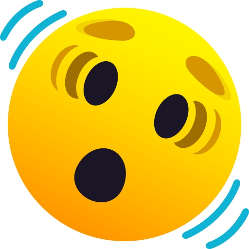 Shaking Face on JoyPixels