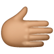 Rightwards Hand: Medium Skin Tone on Samsung