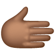 Rightwards Hand: Medium-Dark Skin Tone on Samsung