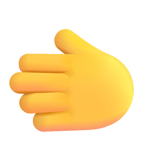Leftwards Hand on Microsoft 3D