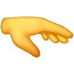 Palm Down Hand on Samsung