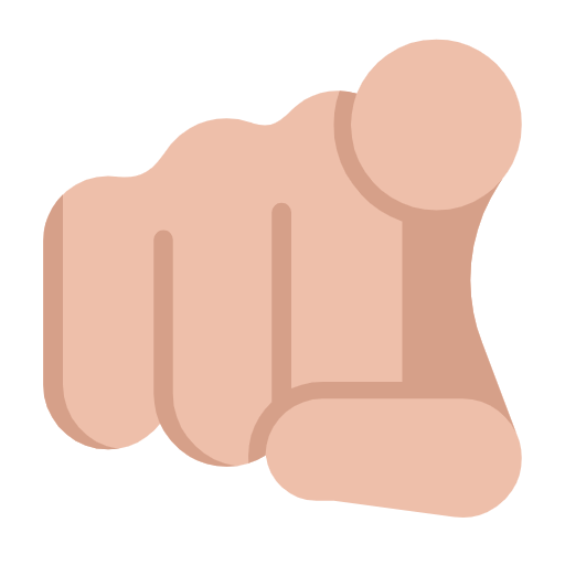 Index Pointing At The Viewer: Medium-Light Skin Tone on Microsoft Fluent