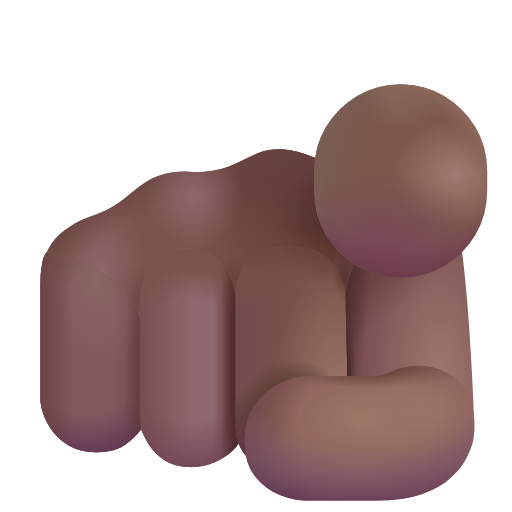 Index Pointing At The Viewer: Medium-Dark Skin Tone on Microsoft 3D