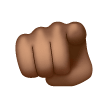 Index Pointing At The Viewer: Medium-Dark Skin Tone on Samsung
