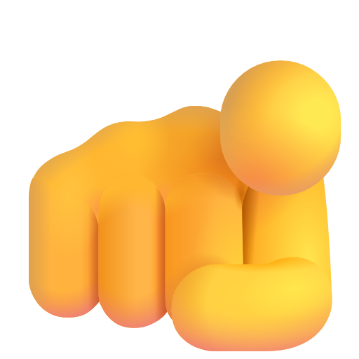 Index Pointing At The Viewer on Microsoft 3D