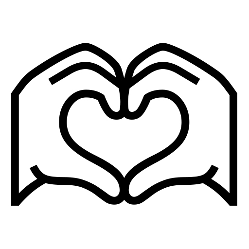 Heart Hands on Noto Emoji