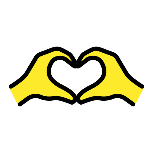 Heart Hands on OpenMoji
