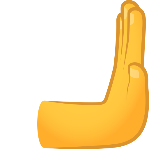 Rightwards Pushing Hand on JoyPixels